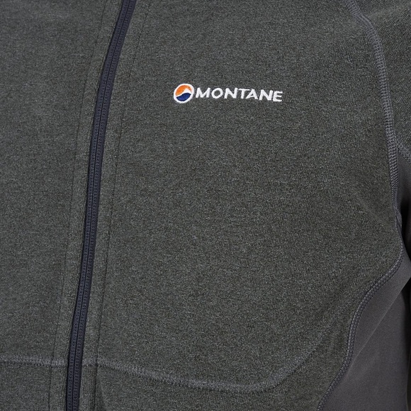 Montane Pulsar Front Zip Fleece Jacket Shadow Grey Small - Picture 3 of 14
